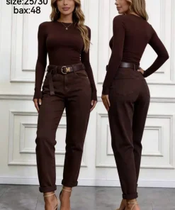 Jeansy Damskie, size 25-30,Paczka 12szt, 1 kolor