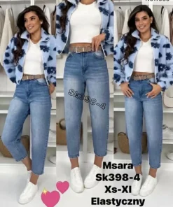 Jeansy Damskie,Size xs-xl,paczka 10szt, 1 kolor