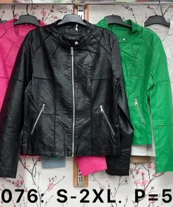 Kurtki skórzane damskie,size s-2xl,paczka 5szt ,1kolor