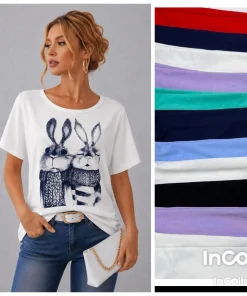 Bluzki Damskie,Size 2xl/3xl-4xl/5xl,paczka 12szt, mix kolor