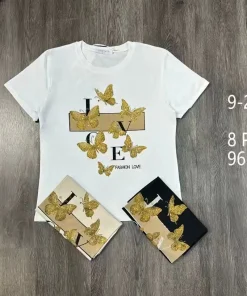 Bluzki damskie,size uni,Paczka 8szt,mix kolor
