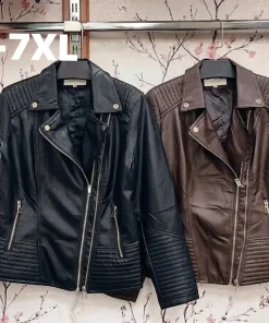 Kurtki skórzane damskie,size 3-7xl,paczka 5szt ,1kolor