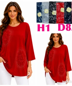 Bluzki Damskie,Size m/l-xl/2xl,paczka 12szt, mix kolor