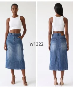 Spódnica długa Damskie, size xs-xl,Paczka 10szt ,1 kolor
