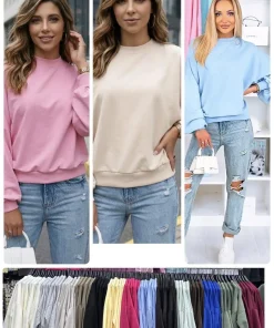 Bluzy Damskie,Size uni,paczka 6szt, mix kolor