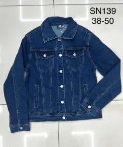 Kurtki Jeansowe Damskie,size 38-50,paczka 10szt ,1kolor