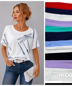 Bluzki Damskie,Size 2xl/3xl-4xl/5xl,paczka 12szt, mix kolor