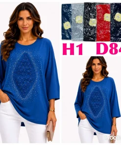 Bluzki Damskie,Size m/l-xl/2xl,paczka 12szt, mix kolor
