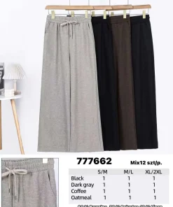 Spodnie Damskie,size s/m-xl/2xl,paczka 12szt, mix kolor