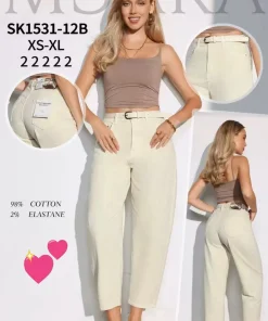 Jeansy Damskie,Size xs-xl,paczka 10szt, 1 kolor