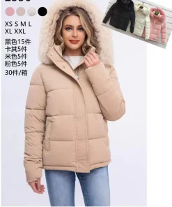 Kurtki damskie ,size xs-2xl, Paczka 6szt ,1kolor