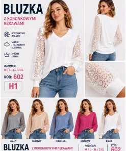 Bluzki Damskie,Size m/l-xl/2xl,paczka 12szt, mix kolor