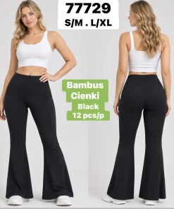 Legginsy Damskie,Size s/m-l/xl,paczka 12szt, 1 kolor