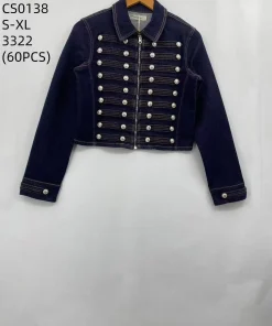 Kurtki Jeansowe Damskie, size s-xl,Paczka 10szt, 1 kolor