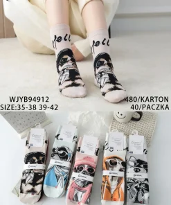 Skarpety damskie,size 35-42,paczka 40szt, mix kolor