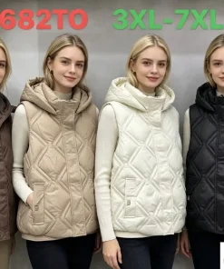Kamizelki Damskie ,size 3-7xl,paczka 5szt ,1 kolor