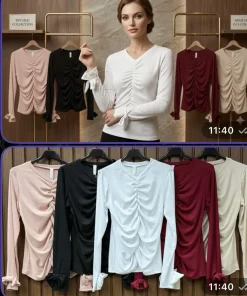 Bluzki Damskie WŁOSKA,Size uni,paczka 6szt, mix kolor