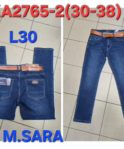 Spodnie JEANSOWE MĘSKIE,Size 30-38,paczka 12szt, 1 kolor