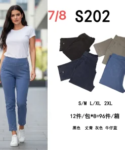Jeansy Damskie,size s/m-2xl,paczka 12szt ,mix kolor