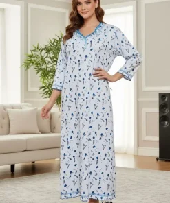 Koszule nocne damskie,size l-4xl, Paczka 10szt ,jasny kolor