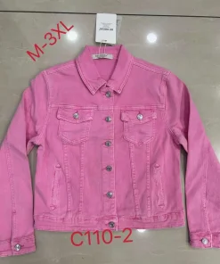 Kurtki Jeansowe Damskie,size m-3xl,paczka 10szt ,1kolor
