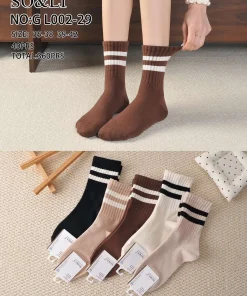 Skarpety Damskie, size 35-42,Paczka 40szt, mix kolor