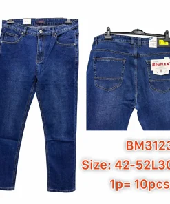 Spodnie JEANSOWE MĘSKA,size 42-52,Paczka 10szt, 1kolor