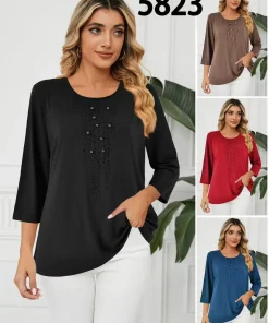 Bluzki damskie, size uni,paczka 12szt,mix kolor