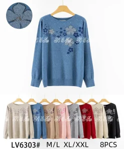 Swetry damskie, size m/l-xl/2xl,paczka 8szt,mix kolor