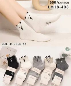 Skarpety Damskie,size 35-42,Paczka 40szt ,mix kolor