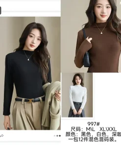 Bluzy Damskie, size m/l-xl/2xl,Paczka 12szt ,mix kolor