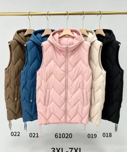 Kamizelki damskie ,size 3-7xl,Paczka 5szt ,1 kolor