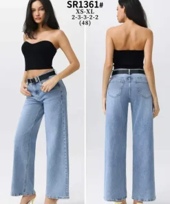 Jeansy Damskie, size xs-xl,Paczka 12szt, 1 kolor