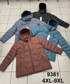 Kurtki damskie,size 4-9xl,paczka 6szt ,1kolor