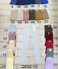 Jeansy damskie,Size 34-42,paczka 10szt, 1 kolor