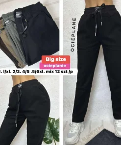 Spodnie Damskie, size l/xl-5xl/6xl,Paczka 12szt, mix kolor