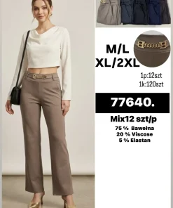 Spodnie Damskie,size m/l-xl/2xl,paczka 12szt, mix kolor