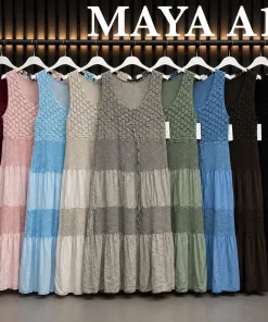 Sukienki damskie,size uni,paczka 6szt ,mix kolor