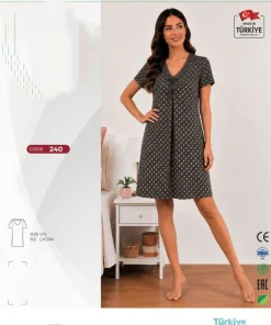 Koszule nocne Damskie,Size 2xl-4xl,paczka 6szt, 1 kolor