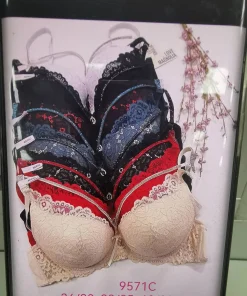 Biustonosz C Damskie,Size 36/80-42/95,paczka 6szt, 1 kolor