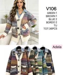 Swetry damskie, size uni,paczka 6szt,mix kolor