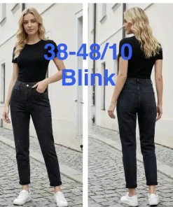 Jeansy Damskie, size 38-48,Paczka 10szt ,1kolor