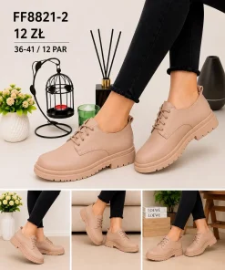 Buty Półbuty Damskie (36-41, 12par) 1 kolor