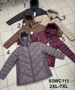 Kurtki damskie,size 2-7xl,paczka 6szt ,1kolor
