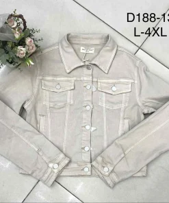 Kurtki Jeansowe Damskie,size l-4xl,paczka 10szt ,1kolor