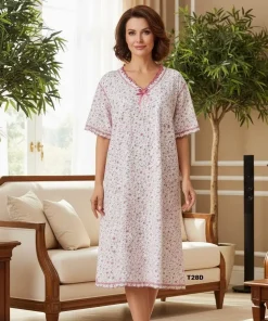 Koszule nocne damskie,size m-3xl, Paczka 10szt ,mix kolor