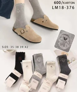 Skarpety Damskie, size 35-42,Paczka 40szt, mix kolor