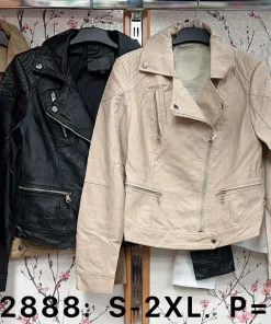 Kurtki skórzane damskie,size s-2xl,paczka 5szt ,1kolor