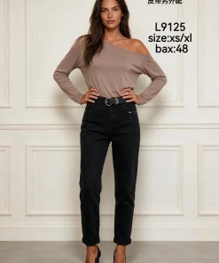 Jeansy Damskie,size xs-xl,Paczka 12szt,1kolor