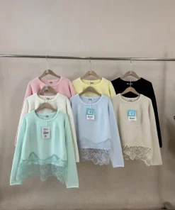 Swetry Damskie,Size uni,paczka 6szt, mix kolor